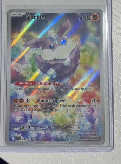 2026 Pokémon #242 Carbink — front