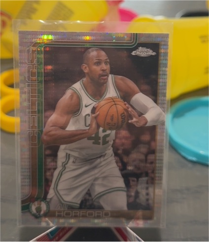 2025-26 Topps Chrome #99 Al Horford Pulsar Refractor — front