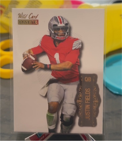 2021 Wild Card Matte #LBC-4 Justin Fields — front