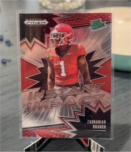 2025 Panini Prizm Draft Picks #II-ZBH Zachariah Branch Instant Impact — front