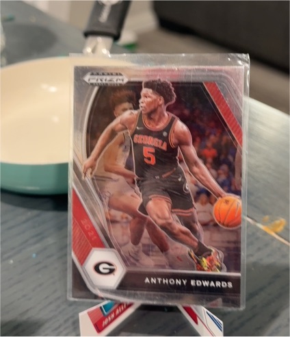 2021 Panini Prizm Draft Picks #65 Anthony Edwards — front