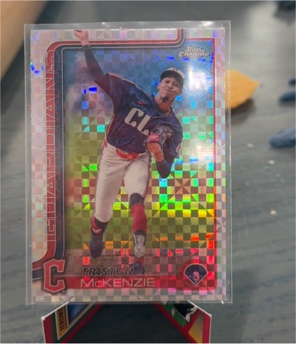 2025 Topps Chrome #21 Triston McKenzie X-Fractor — front