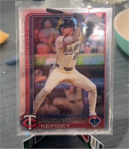 2025 Topps Chrome #19 DaShawn Keirsey — front