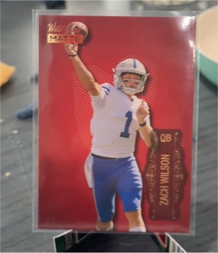 2021 Wild Card Matte #LBC-2 Zach Wilson — front