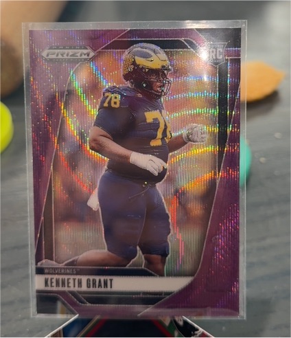 2025 Panini Prizm Draft Picks #62 Kenneth Grant — front