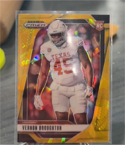 2025 Panini Prizm Draft Picks #125 Vernon Broughton — front