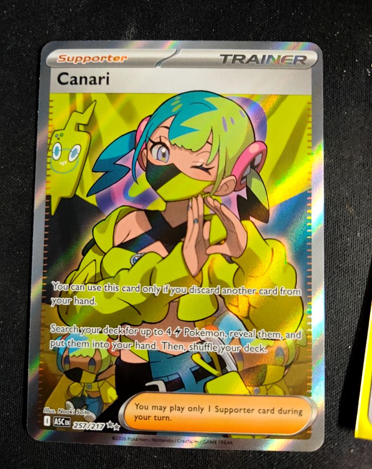 2026 Pokémon Ascended Heroes #257 Canari — front