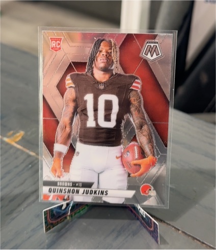 2025 Panini Mosaic #276 Quinshon Judkins Rookie Variation — front