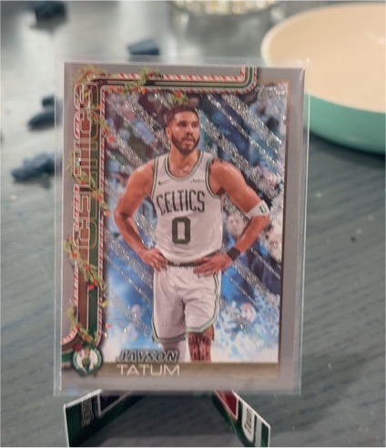 2025-26 Topps Holiday #H1 Jayson Tatum — front