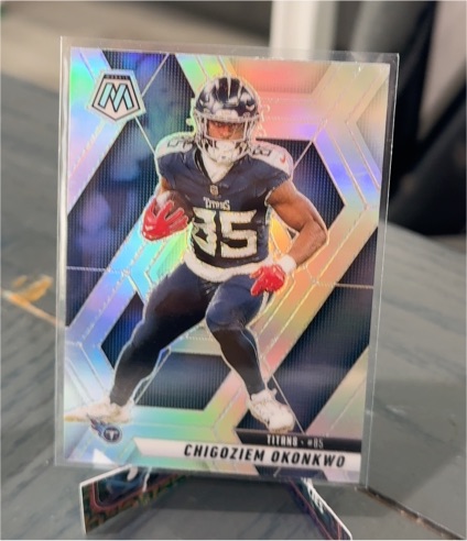 2025 Panini Mosaic #115 Chigoziem Okonkwo — front