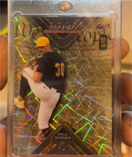 2024 Wild Card Auto Mania #5/10 Paul Skenes — front