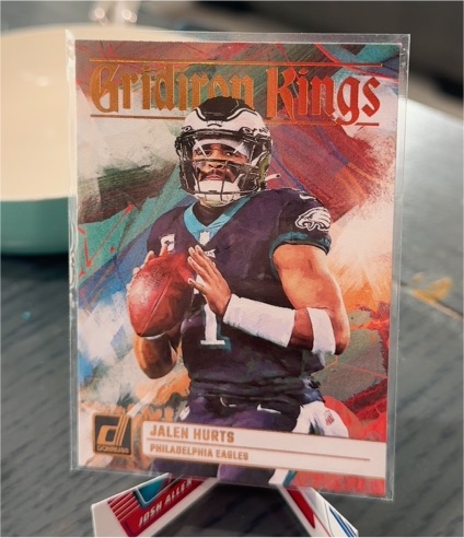 2023 Panini Donruss Gridiron Kings #GK-14 Jalen Hurts — front