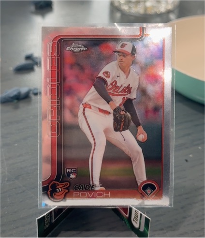 2025 Topps Chrome #140 Cade Povich — front