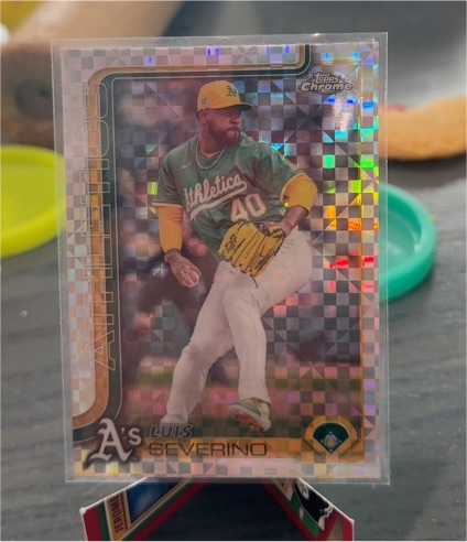 2025 Topps Chrome #241 Luis Severino — front