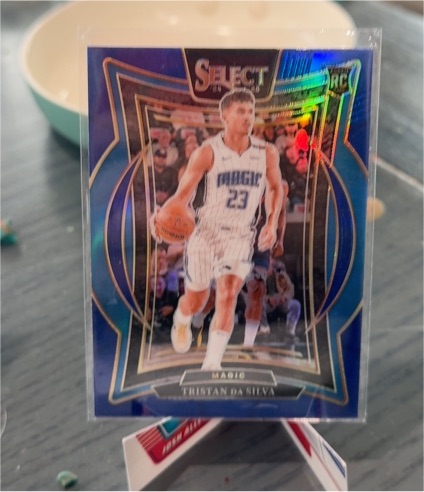 2024-25 Panini Select #83 Tristan Da Silva Blue Prizm Concourse Rookie — front
