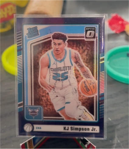 2024-25 Donruss Optic #294 KJ Simpson Jr. — front
