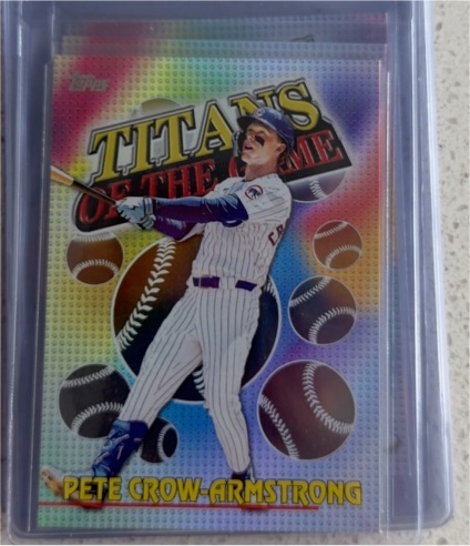 2026 Topps Series 1 #TOG-13 Pete Crow-Armstrong Titans of the Game — front