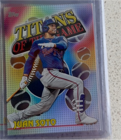 2026 Topps Series 1 #TOG-11 Juan Soto Titans Of The Game — front