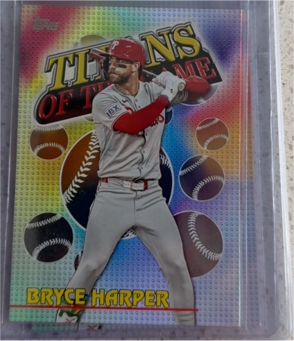 2026 Topps Series One Titans of the Game #TOG-18 Bryce Harper — front