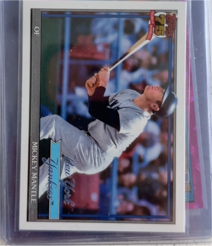 2026 Topps Series 1 1991 Topps #T91-48 Mickey Mantle — front