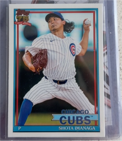 2026 Topps Series 1 #T91-89 Shota Imanaga Chicago Cubs — front