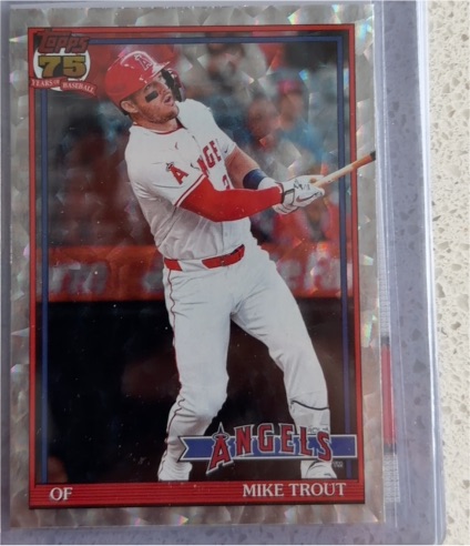 2026 Topps Series 1 #T91-1 Mike Trout — front