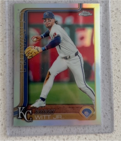 2025 Topps Chrome #93 Bobby Witt Jr. — front