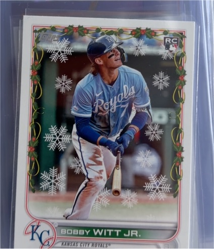 2022 Topps Holiday #HW150 Bobby Witt Jr. — front