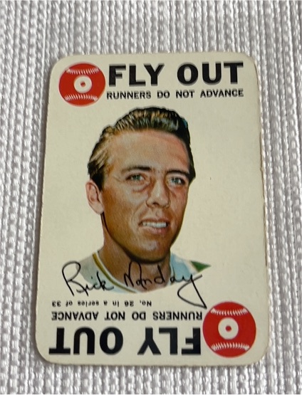 1968 Topps Game #26 Rick Monday — front