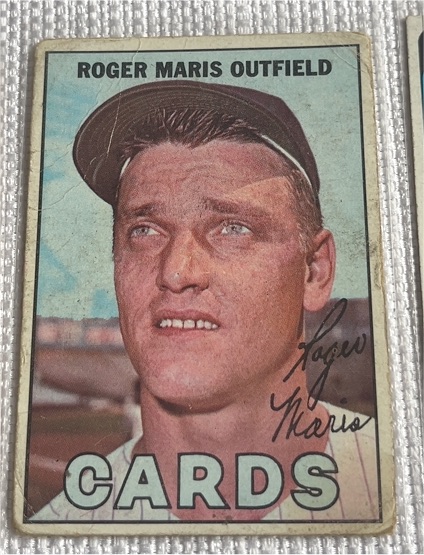1967 Topps #45 Roger Maris — front