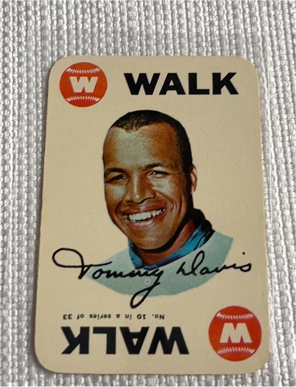 1968 Topps Game #10 Tommy Davis — front