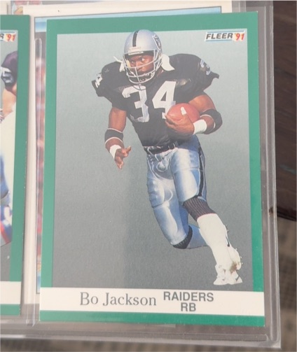 1991 Fleer #110 Bo Jackson — front