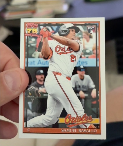 2026 Topps Series 1 T91-20 Samuel Basallo — front