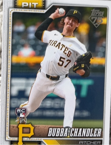 2026 Topps Series 1 #283 Bubba Chandler — front