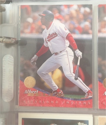 1994 Leaf #251 Albert Belle Cleveland Indians — front