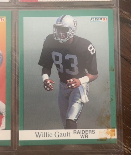 1991 Fleer Football #107 Willie Gault — front