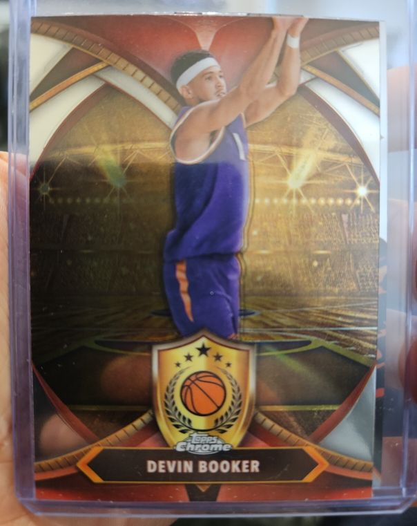 2024-25 Topps Chrome #BOD-2 Devin Booker Ball of Duty Phoenix Suns — front