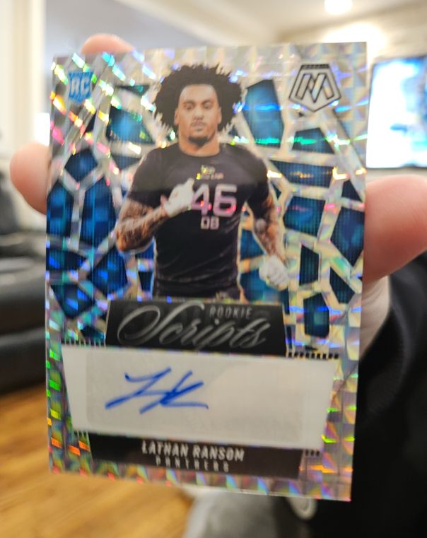 2025 Panini Mosaic #RS-LRM Lathan Ransom Rookie Scripts — front