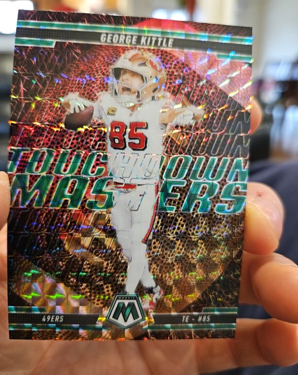 2025 Panini Mosaic Touchdown Masters #14 George Kittle — front