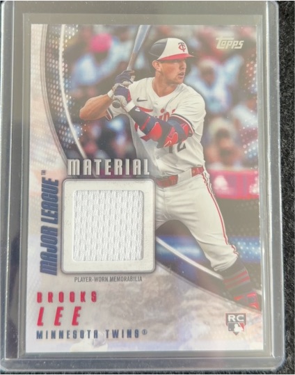 2025 Topps Series 1 Major League Material #MLM-BL Brooks Lee — front