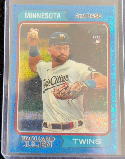 2023 Topps Heritage High Number #589 Edouard Julien — front
