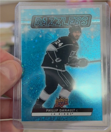 2023-24 Upper Deck Series 1 Dazzlers Blue #DZ-34 Phillip Danault — front