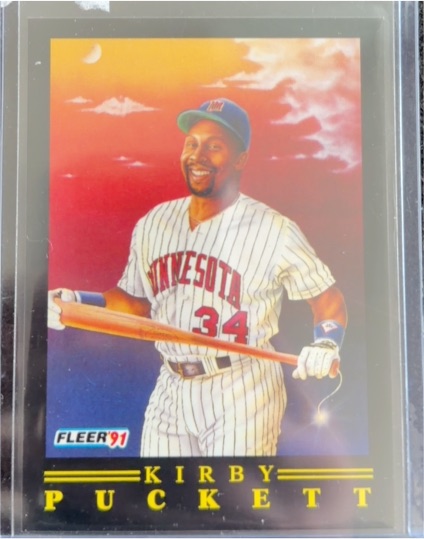 1991 Fleer Pro Visions #1 Kirby Puckett — front