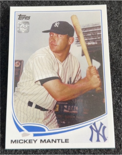 2021 Topps X #MM42 Mickey Mantle — front