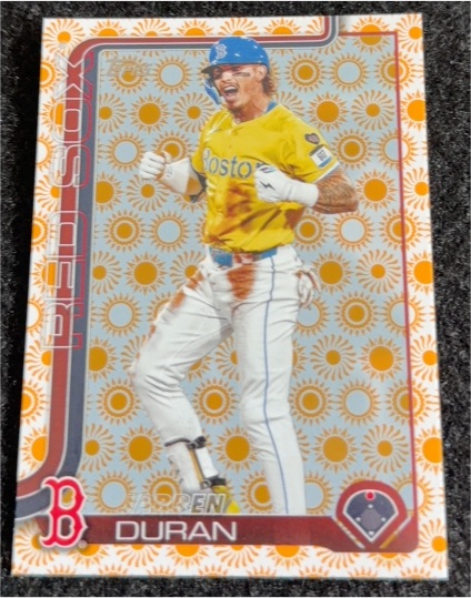 2025 Topps Series 2 #587 Jarren Duran — front