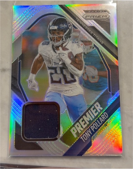 2025 Panini Prizm Premier #PJY-TOP Tony Pollard — front