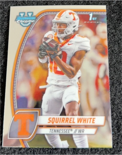 2024 Bowman University Chrome #166 Squirrel White — front