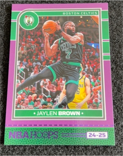 2024-25 Panini NBA Hoops #122 Jaylen Brown — front