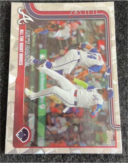 2025 Topps Series 1 #237 Let's Dance Atlanta Braves — front