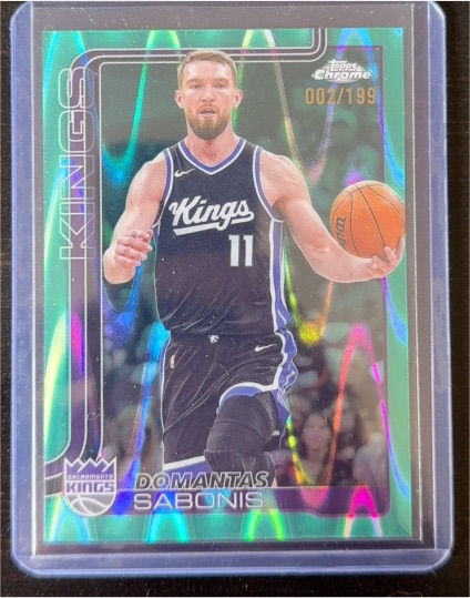 2025-26 Topps Chrome #229 Domantas Sabonis — front